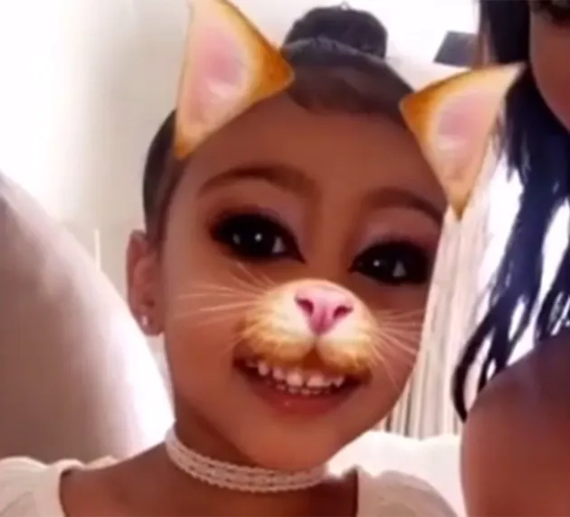 North West di Filter Snapchat
