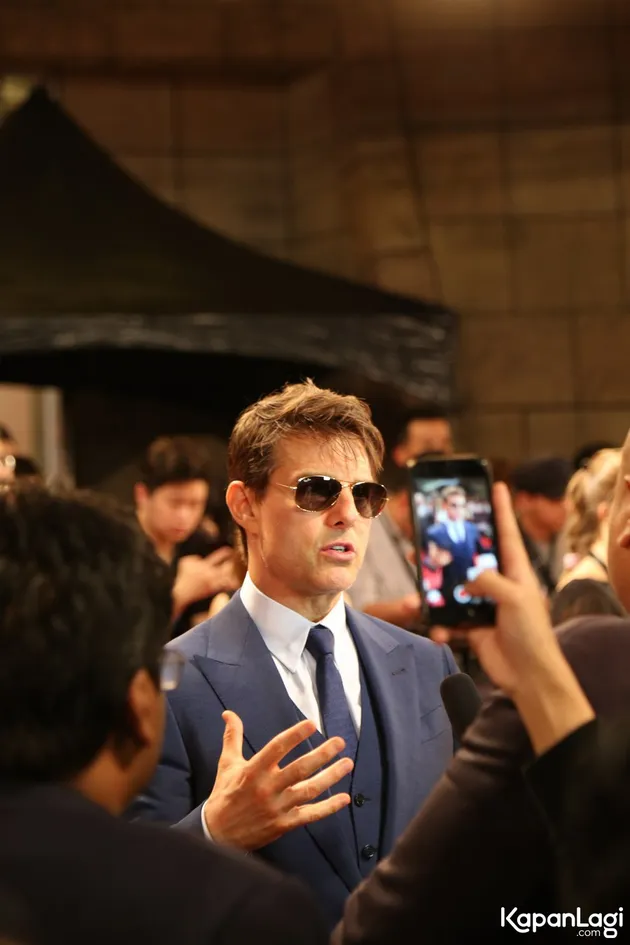 Tom Cruise di Red Carpet THE MUMMY