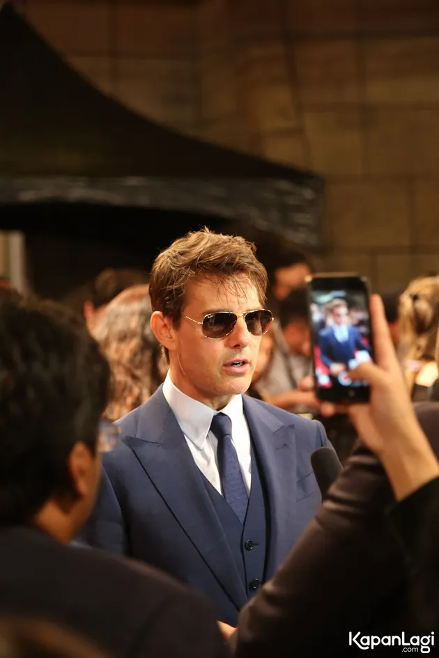 Tom Cruise di Red Carpet THE MUMMY
