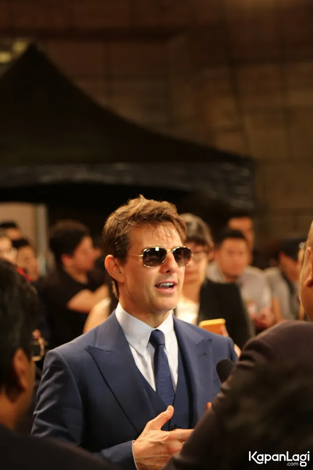 Tom Cruise di Red Carpet THE MUMMY