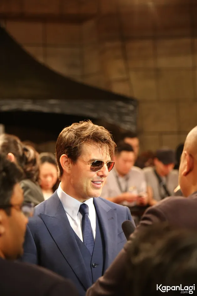 Tom Cruise di Red Carpet THE MUMMY