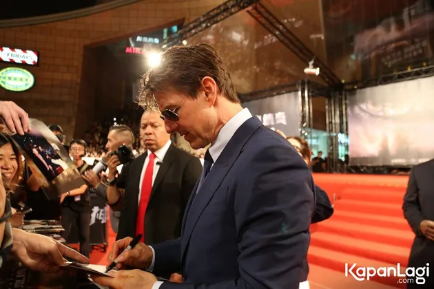 Tom Cruise di Red Carpet THE MUMMY