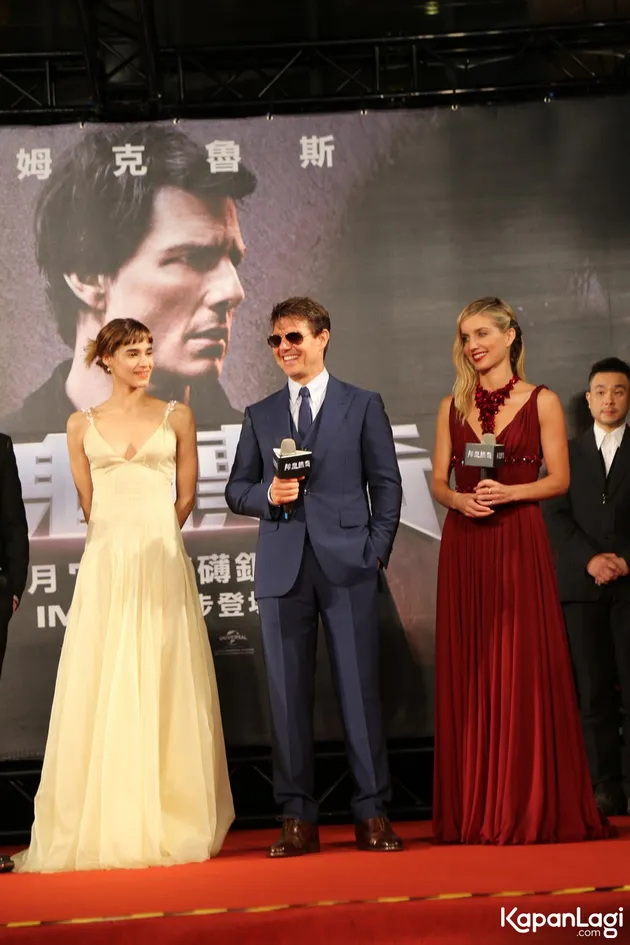 Tom Cruise di Red Carpet THE MUMMY
