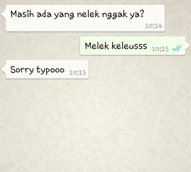 foto-foto typo pesan dan salah tulis