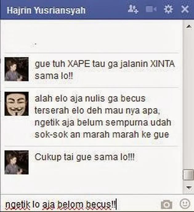 foto-foto typo pesan dan salah tulis