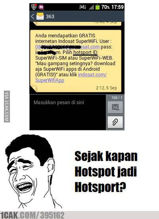 foto-foto typo pesan dan salah tulis