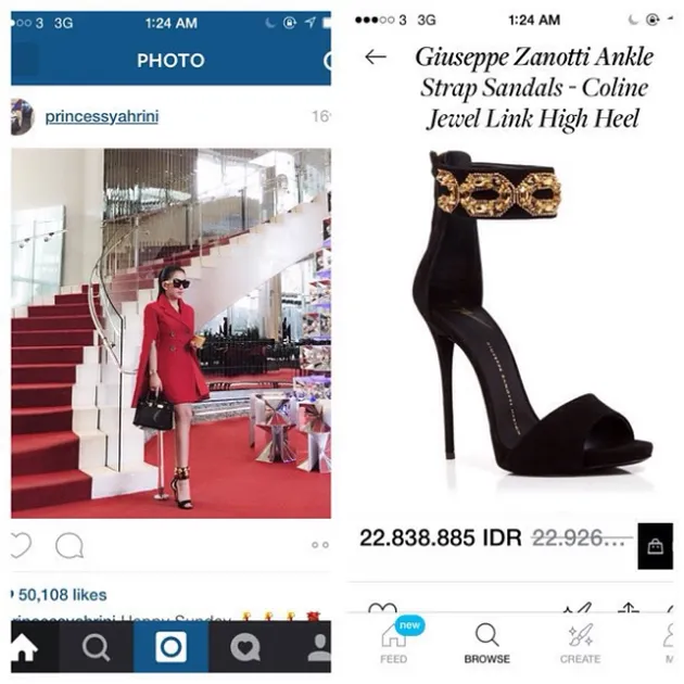 Sepatu Mahal Syahrini