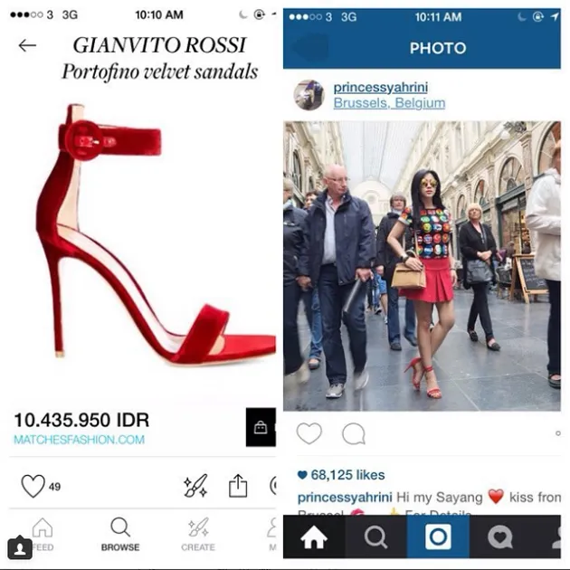 Sepatu Mahal Syahrini