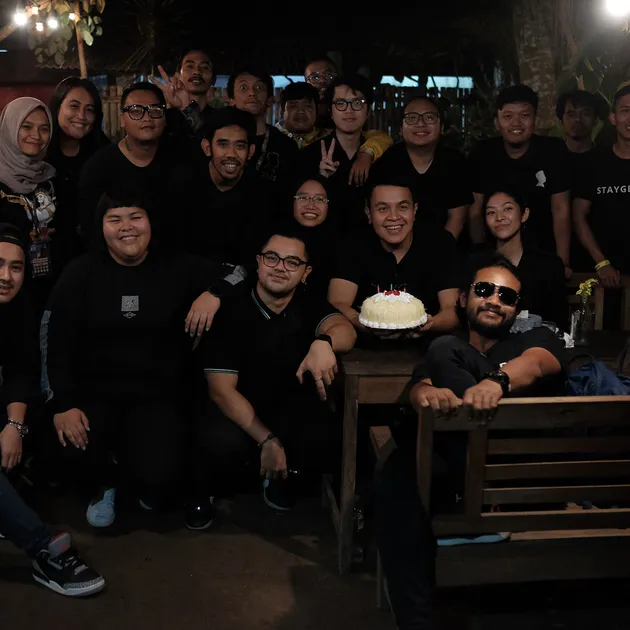 Keceriaan di acara ulang tahun Tulus
