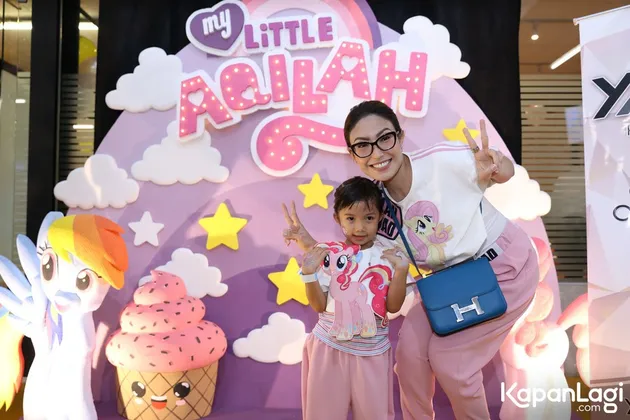 ulang tahun aqilah, anak ayu dewi