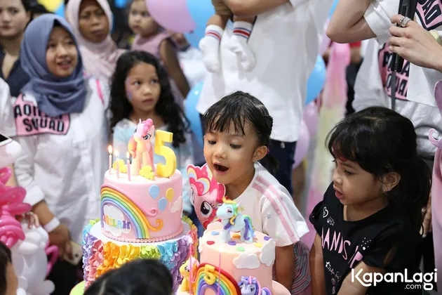 ulang tahun aqilah, anak ayu dewi
