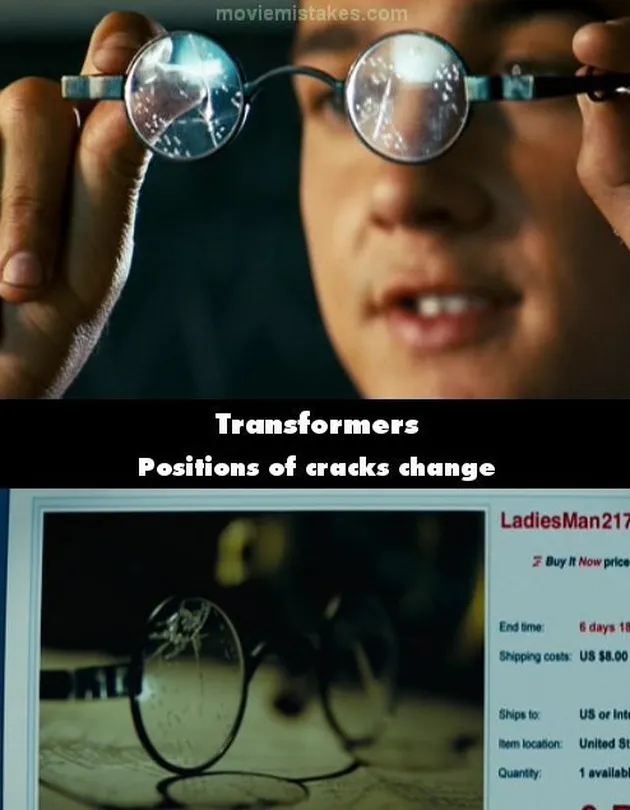 bloopers, kesalahan film transformers, transformers terbaru