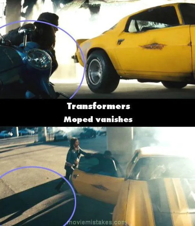 bloopers, kesalahan film transformers, transformers terbaru