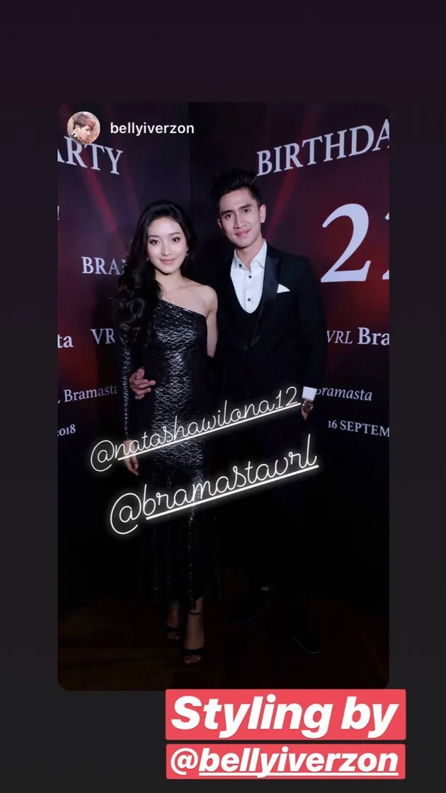 Potret momen ulang tahun Verrell Bramasta