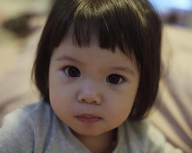 Wajah Close Up Baby Gempi