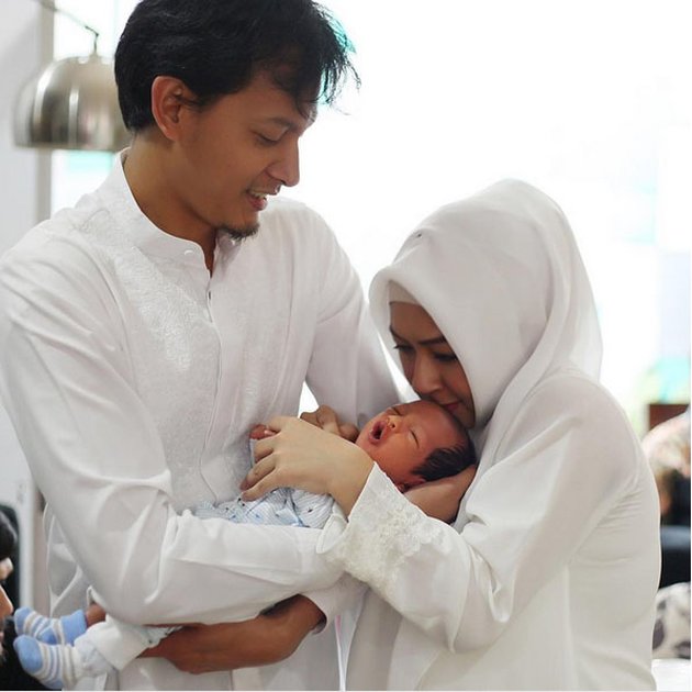 FOTO: WAJAH LUCU BABY HASAN, ANAK PERTAMA FEDI NURIL 