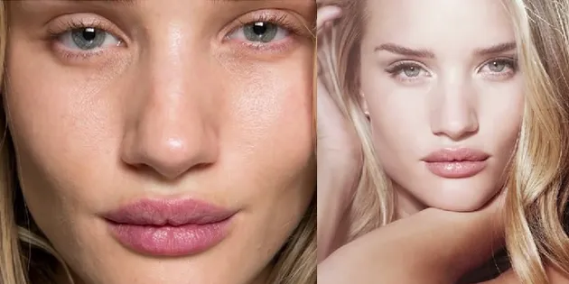 Supermodel tanpa make-up