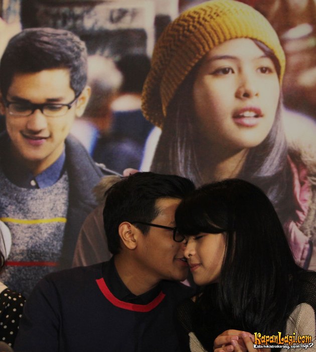 FOTO-FOTO KEDEKATAN AFGAN DAN MAUDY AYUNDA DI PRESKON FILM 