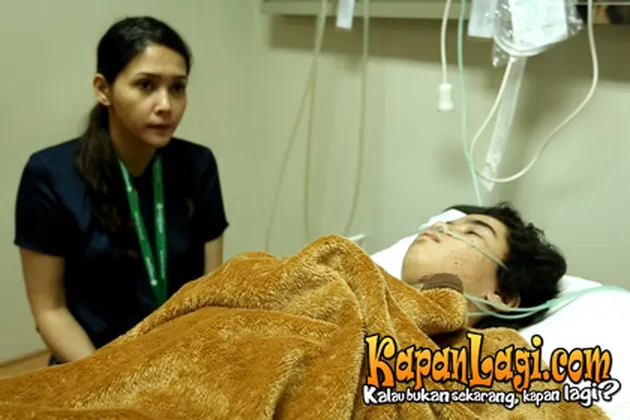 Anak Dhani Kecelakaan