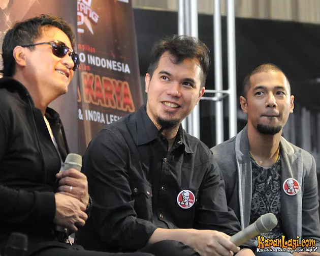 Indra Lesmana, Ahmad Dhani dan Marcell Siahaan akan beraksi dalam KFC Adu Bintang 2.