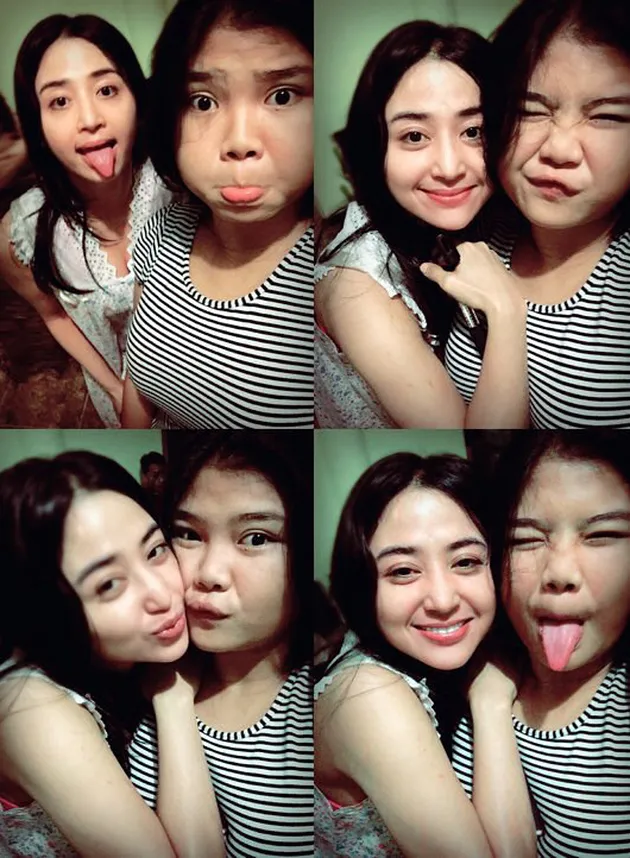 Dewi Perssik dan Keponakan