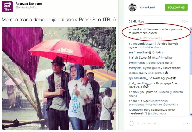 Galeri Kata Kata Romantis Ridwan Kamil Buat Istri Bikin Terharu