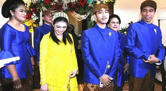 Foto Jan Ethes Srinarendra - cucu pertama Jokowi