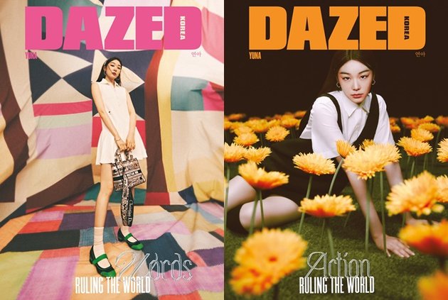 Untuk edisi cover Kim Yuna ini DAZED punya tiga cover berbeda. Kim Yuna pun terlihat begitu berkelas.