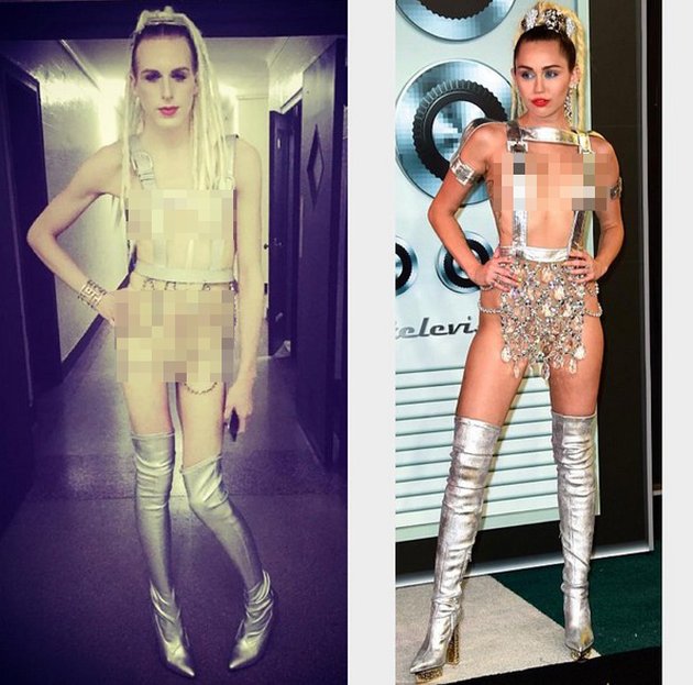 Fans Dandan Mirip Miley Cyrus