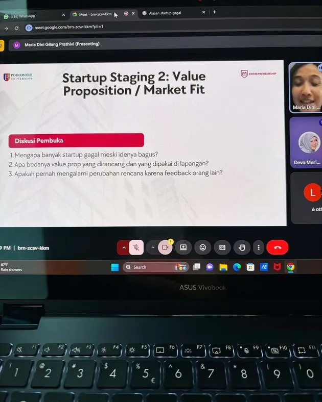 Gilang Dirga Saat Kuliah