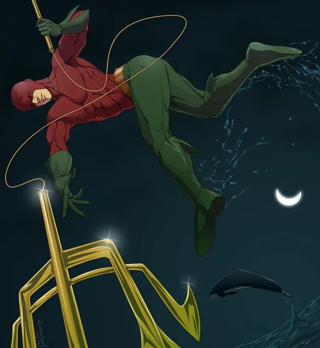 superhero marvel, superhero DC, fusion superhero marvel &amp; DC