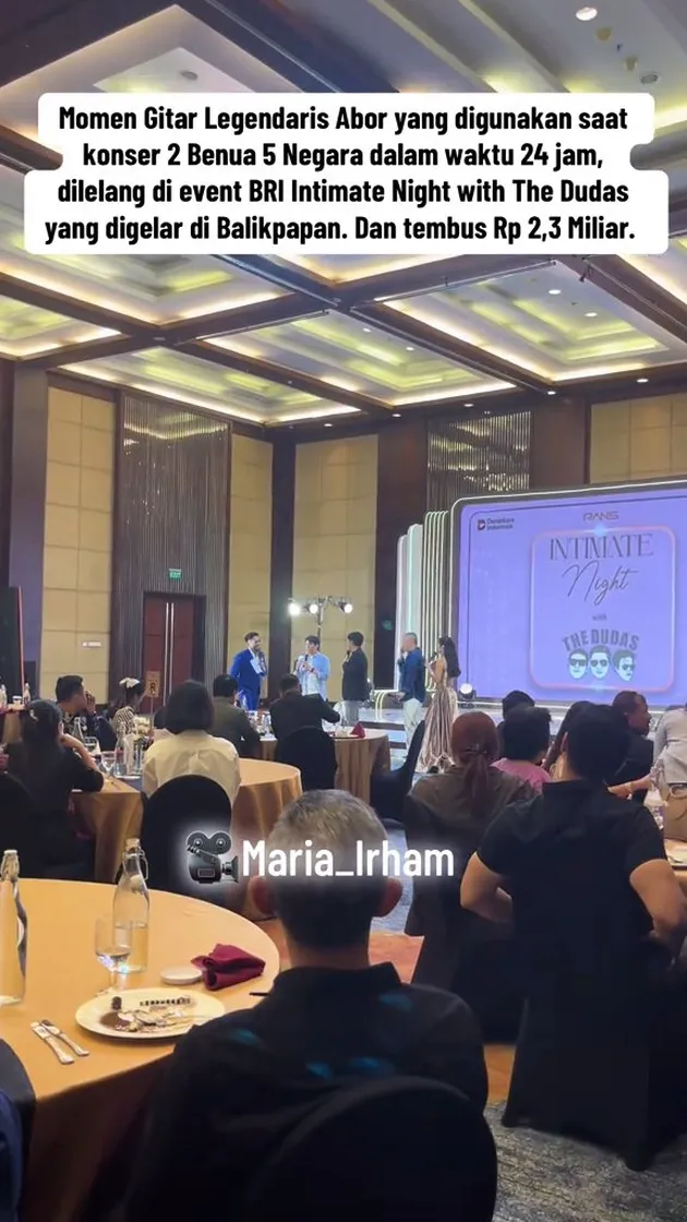 Gitar legend Ariel NOAH dilelang