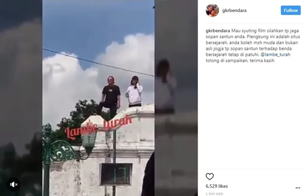 GKR Bendara tegur katakan putus