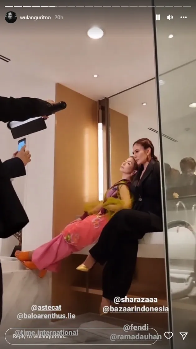 Wulan Guritno Shalom Razede Sama Cantiknya