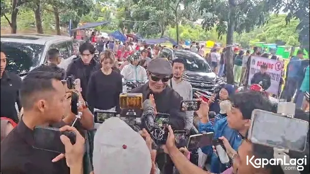 Deddy Corbuzier di TPU Tanah Kusir.