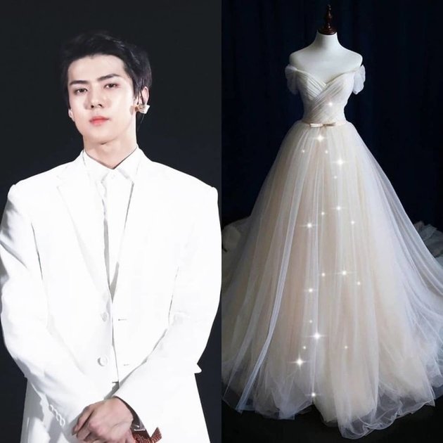 Hello Together, Here's the Perfect Dress for You to Wear If You Stand with Sehun EXO at the Wedding