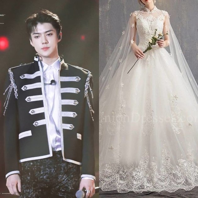 Hello Together, Here's the Perfect Dress for You to Wear If You Stand with Sehun EXO at the Wedding