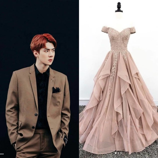 Hello Together, Here's the Perfect Dress for You to Wear If You Stand with Sehun EXO at the Wedding