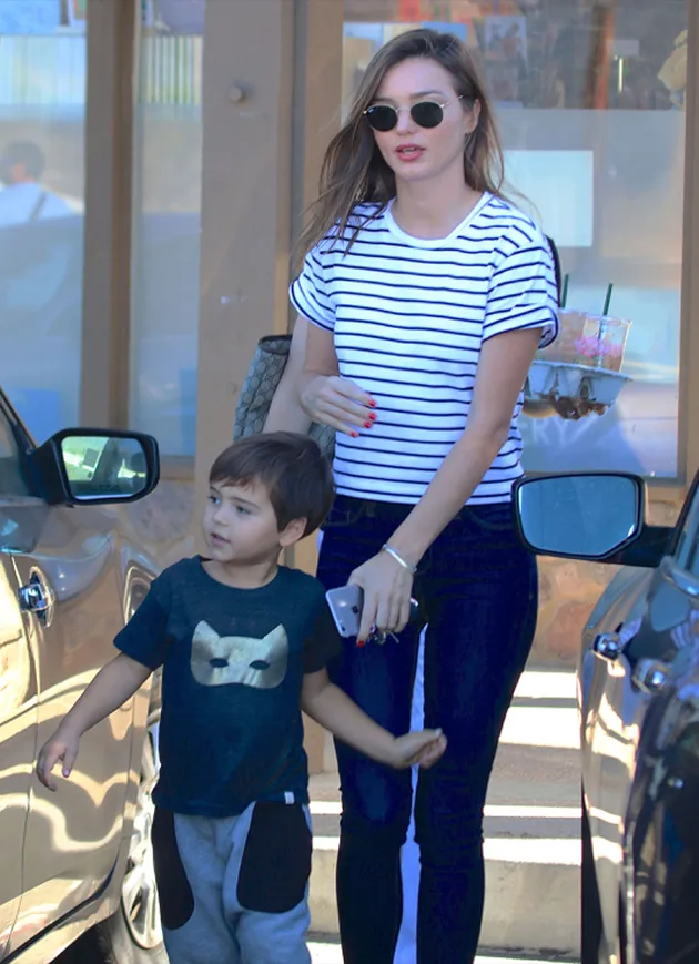 Miranda Kerr, Flynn, &amp; Orlando Bloom