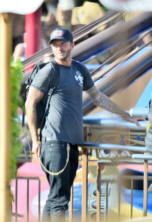 Liburan keluarga David Beckham