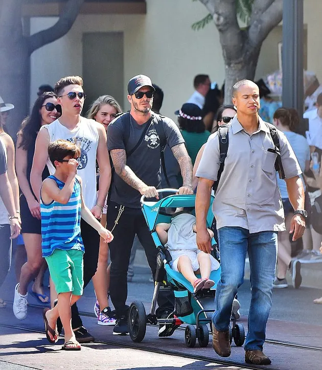 Liburan keluarga David Beckham