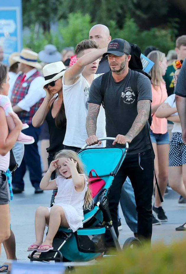 Liburan keluarga David Beckham