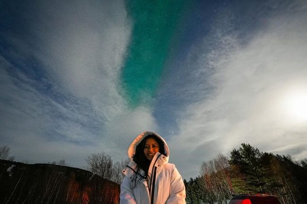 Must Go Through a Long Journey, Here are 8 Happy Photos of Rachel Vennya Enjoying the Aurora in Norway