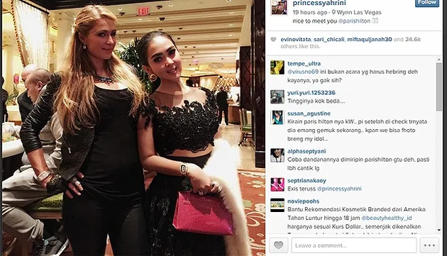 Syahrini - Paris Hilton 