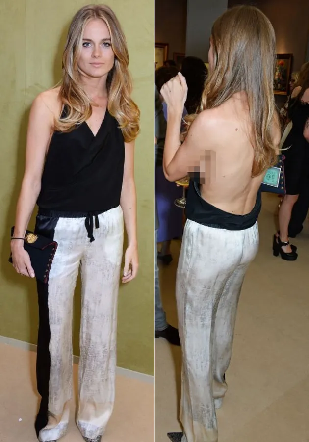 Gaun Backless Ala Hollywood