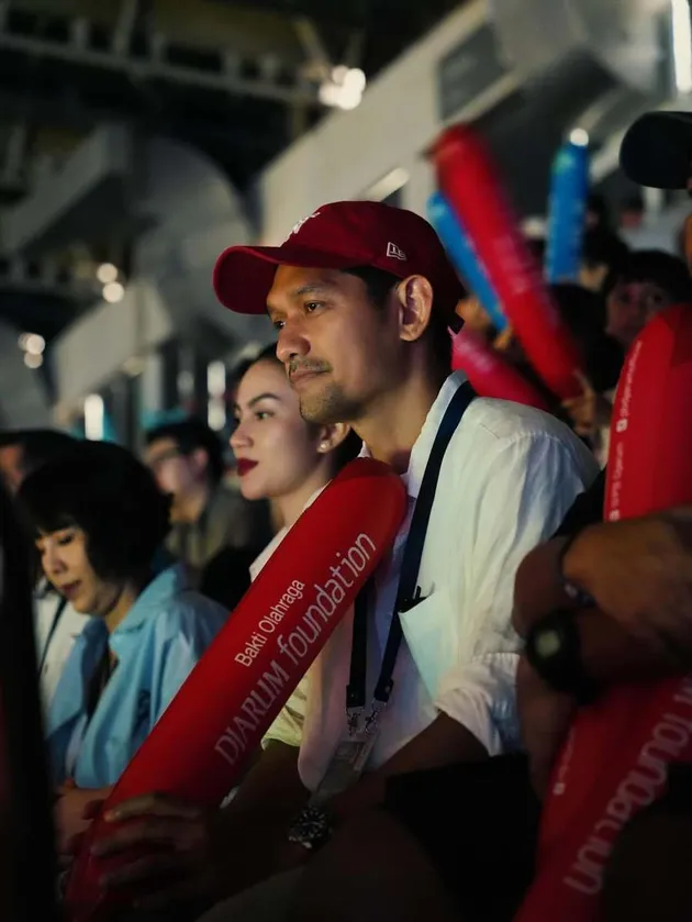 Ibnu Jamil nonton Indonesia Masters.