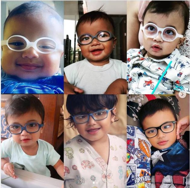 Born with Cataracts, Portrait of Ibran, Asri Welas' Second Child Who Has Been Wearing Thick Glasses Since Baby - Always Cheerful and Smiling