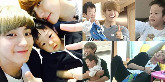 idola k-pop who loves kids