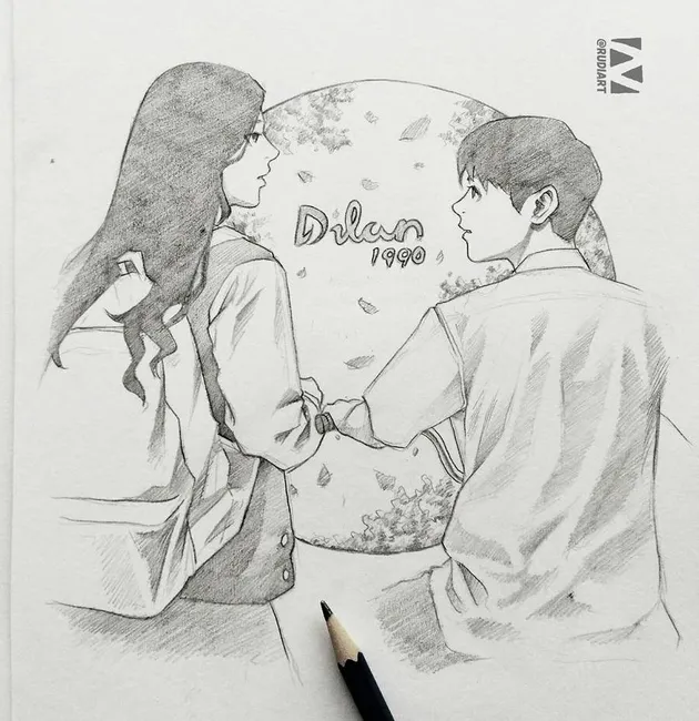 Anime artis Indonesia karya @rudi1097