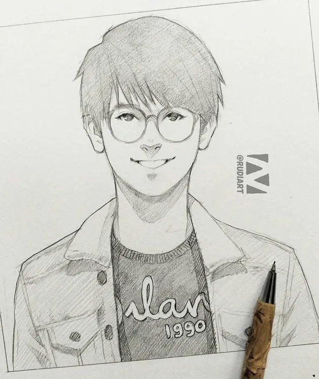 Anime artis Indonesia karya @rudi1097